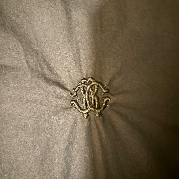 ROBERTO CAVALLI BLACK SHIRT MEN, EXCELLENT CONDITION, SIZE LARGE - Picture 10 of 16